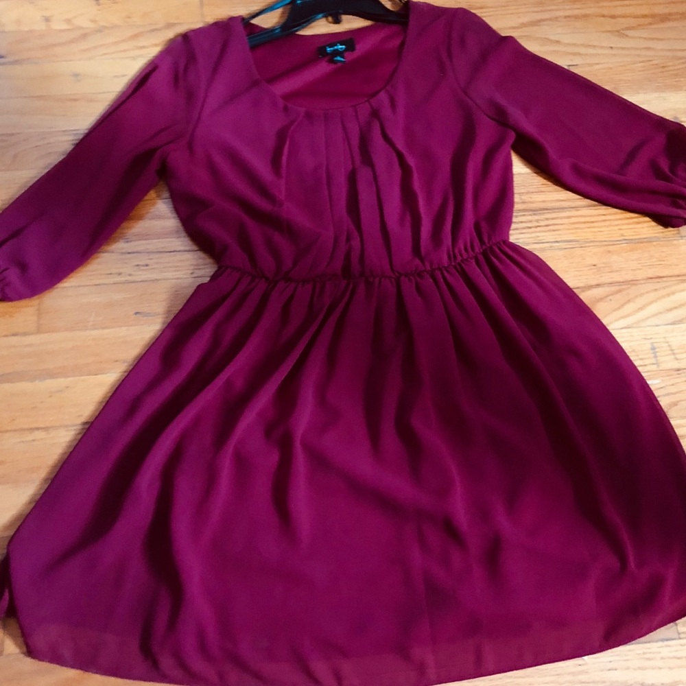 Maroon Dress